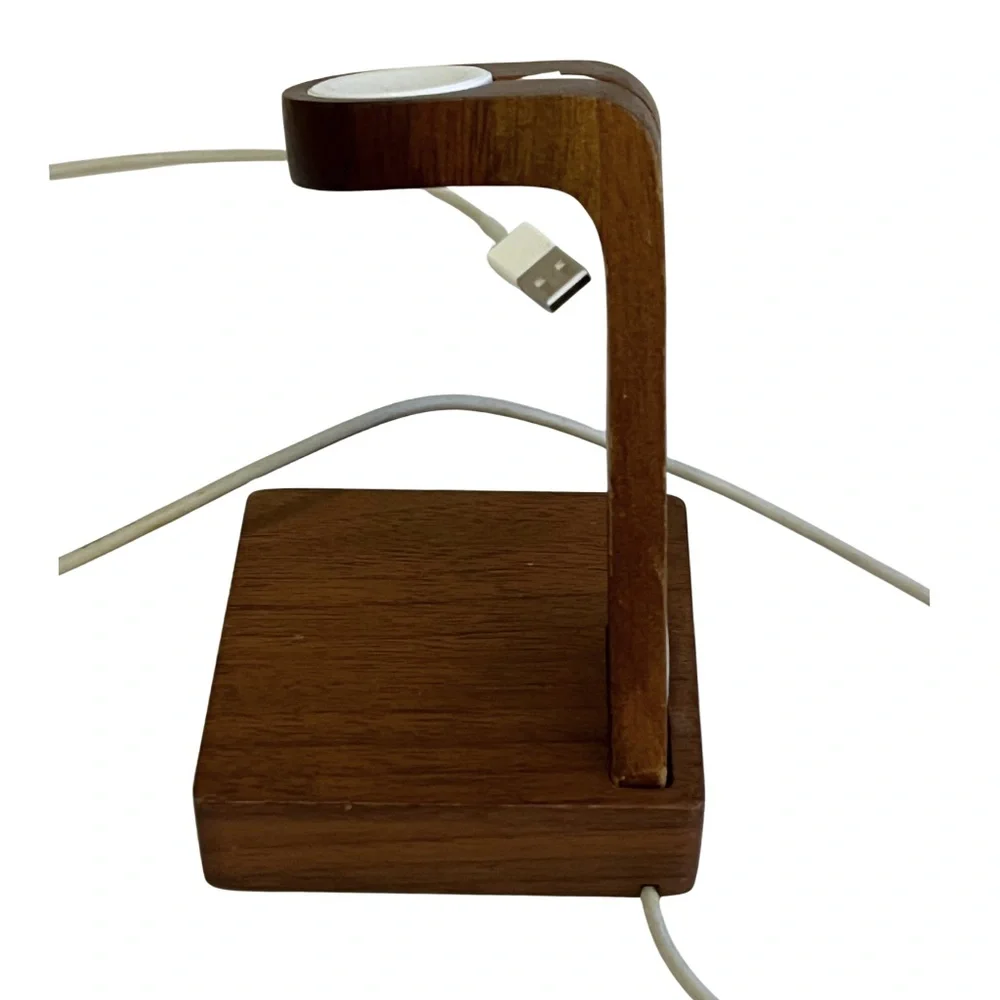 Wooden Apple Watch Charging Stand